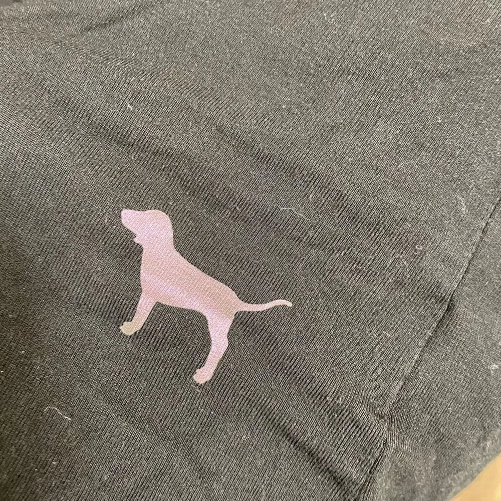 PINK Victorias Secret Black Super Soft Tropical Mesh Tank Top, XS - Image 5