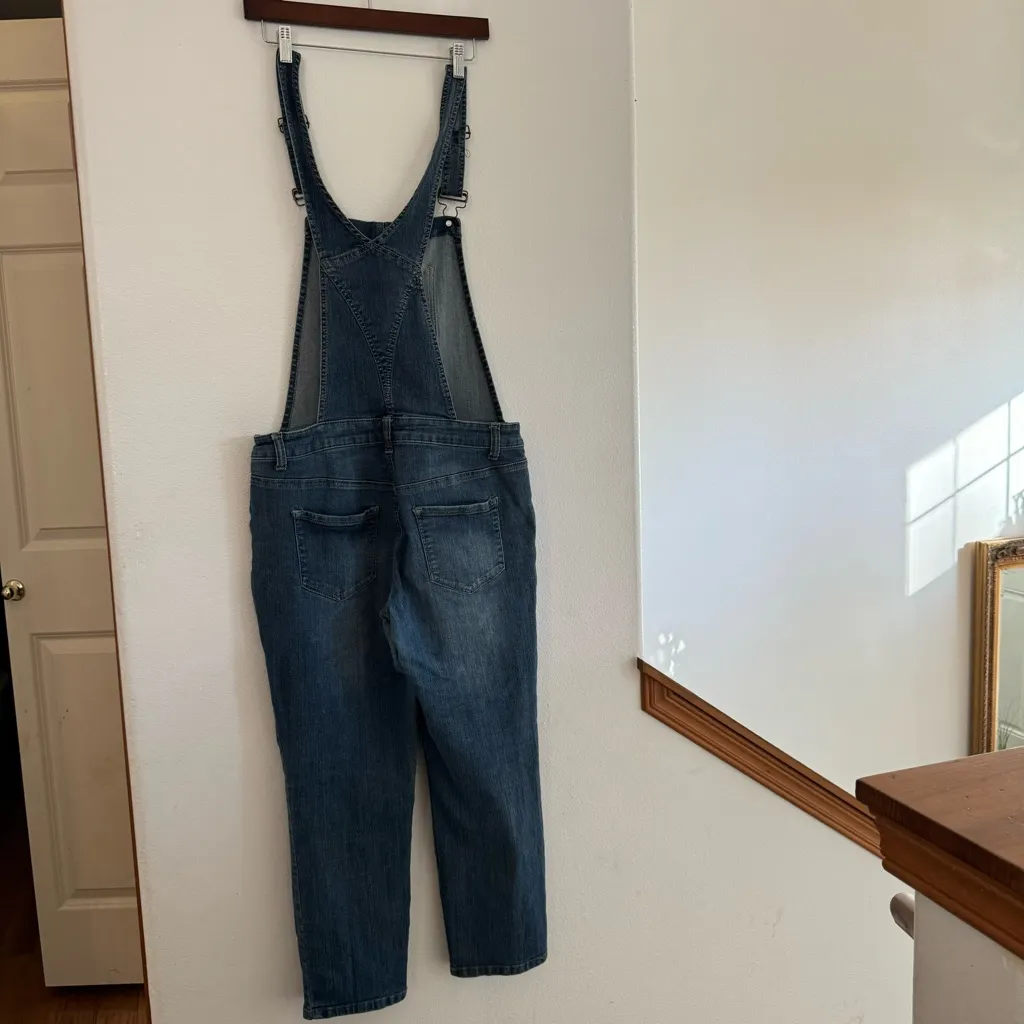 Evermore Denim Woman’s Overalls Blue Size 11 - Image 4