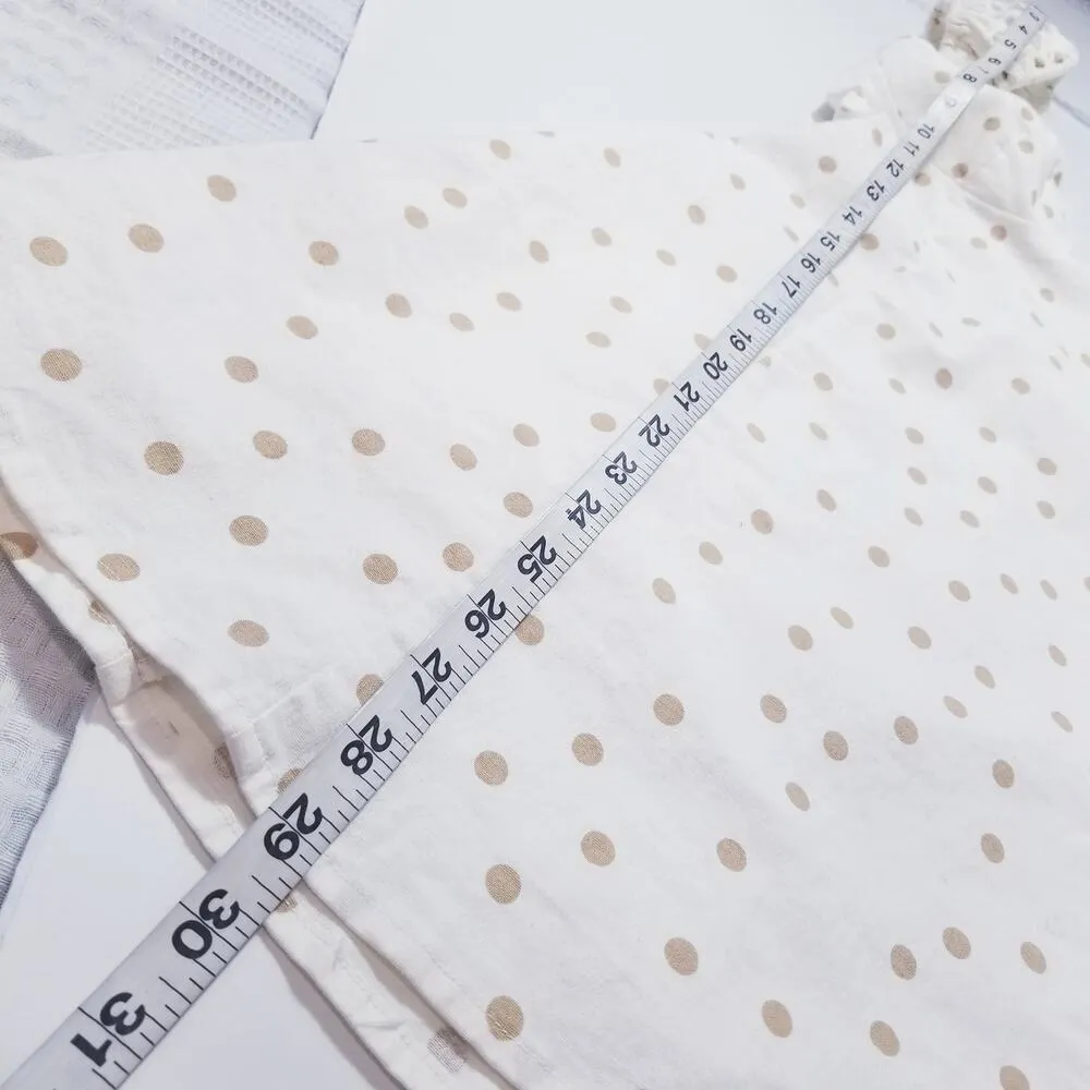 Revolve LPA Linen Blend Polka Dots Mini Dress - Image 8