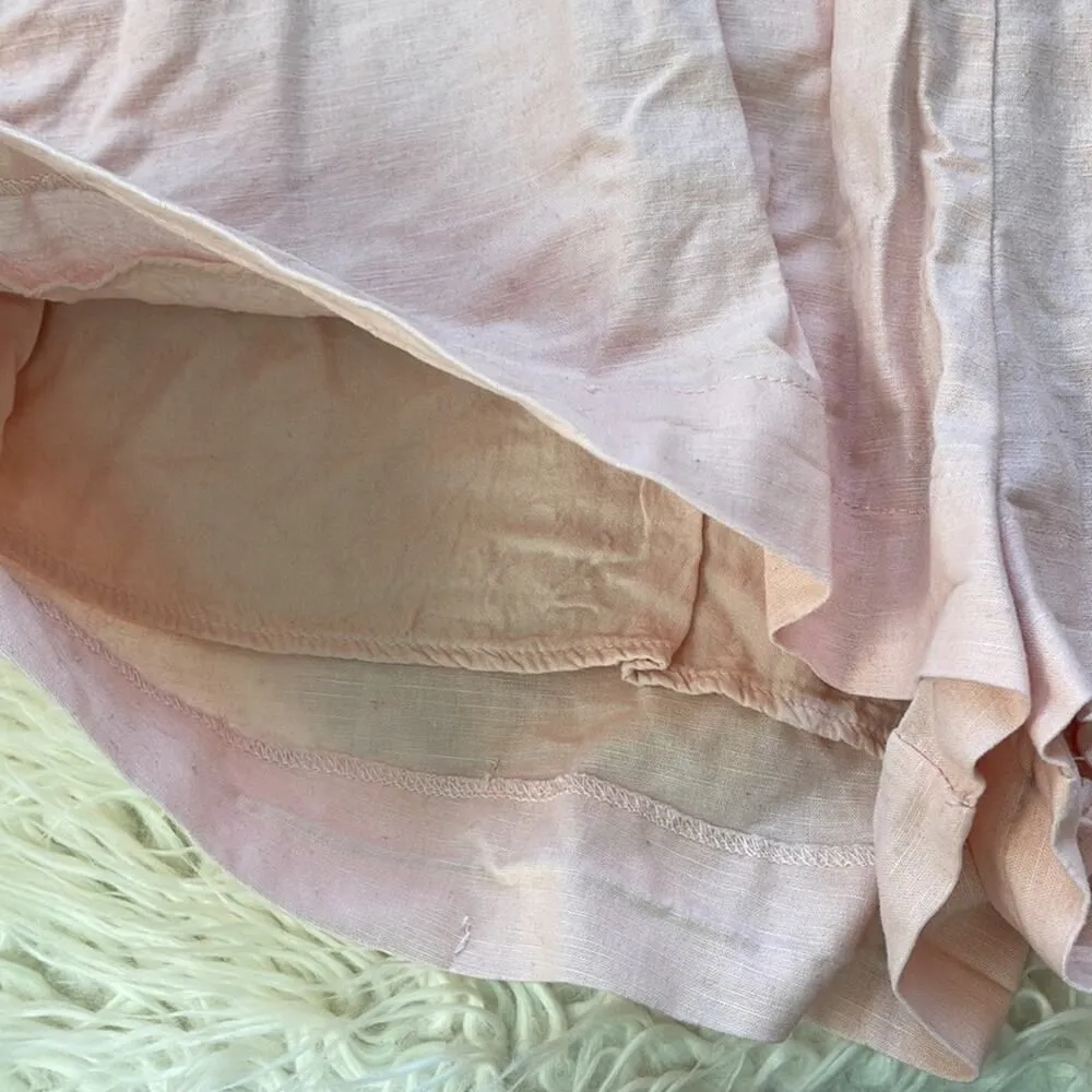 Princess Polly Pink Linen Sinclair Romper Playsuit - Image 8