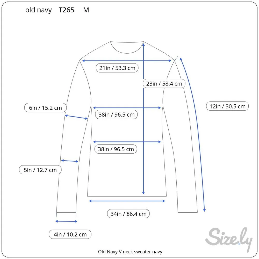 Old Navy V neck sweater navy - Image 3