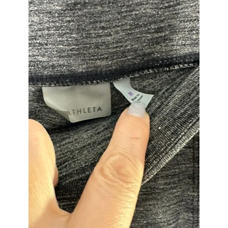 Athleta Heather Gray Excursion Tight Legging Stash Pockets Women's Medium - Image 8