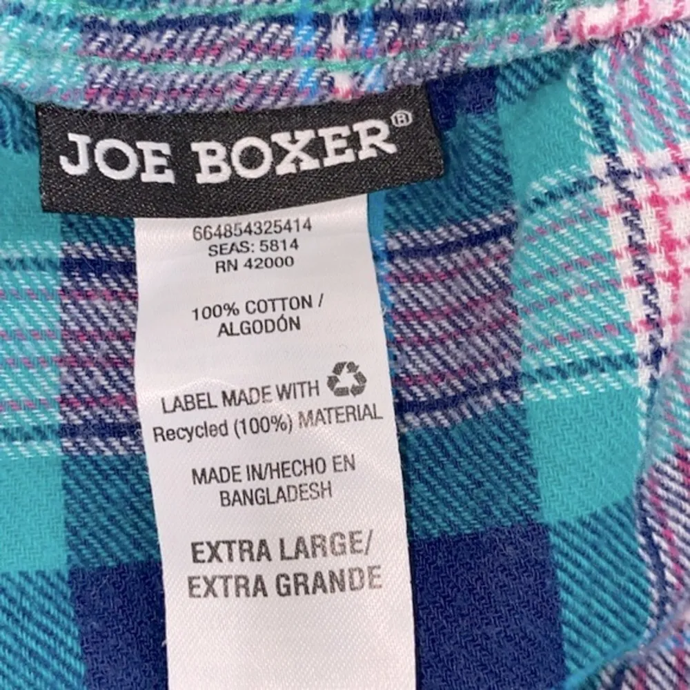 Joe Boxer flannel plaid pajama bottoms size XLarge - Image 4