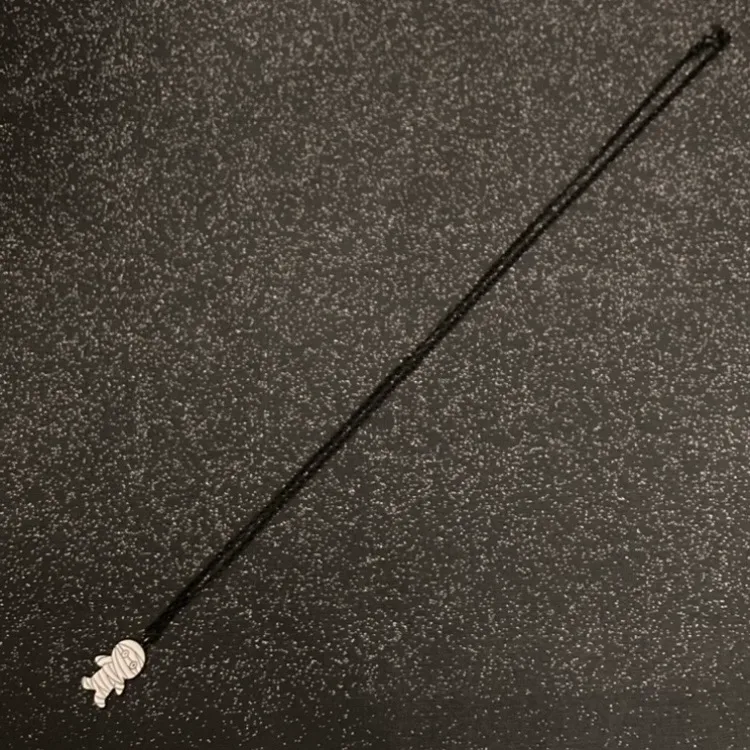 Mummy Necklace Black Jewelry for Women Gothic Halloween Creepy Costume Egirl Emo - Image 2