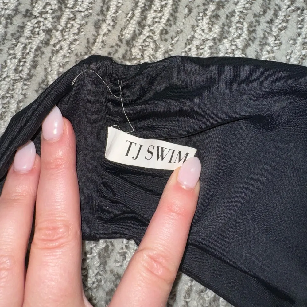 TJ Swim Strapless Bikini Top Black - Image 6