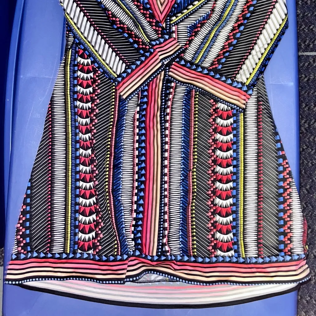 💜 bar III V Neck Geo Boho Dress / Tunic - Image 7