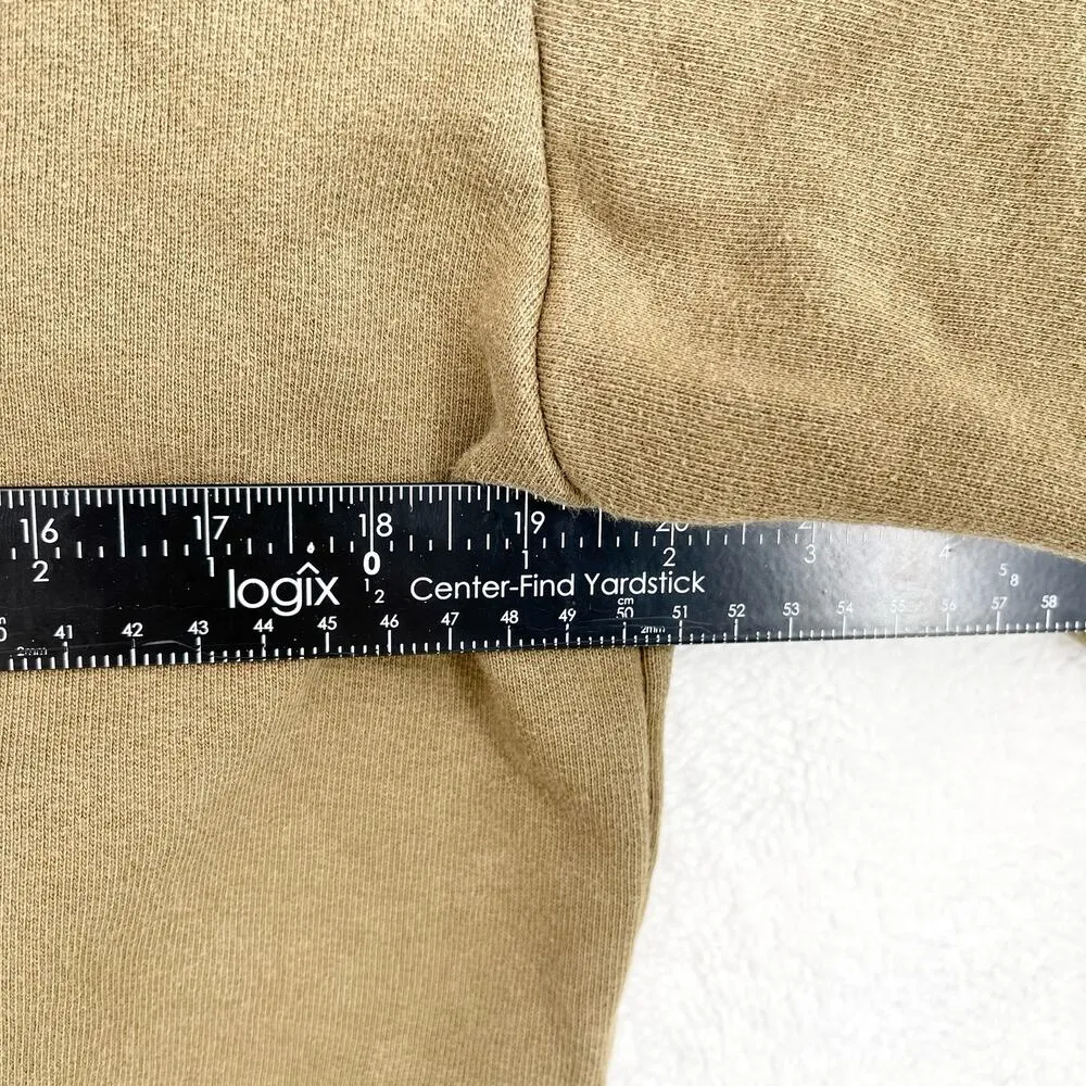 Everlane Women's Olive Green Long Sleeve Everyday Crewneck Sweatshirt Size XS - Image 4