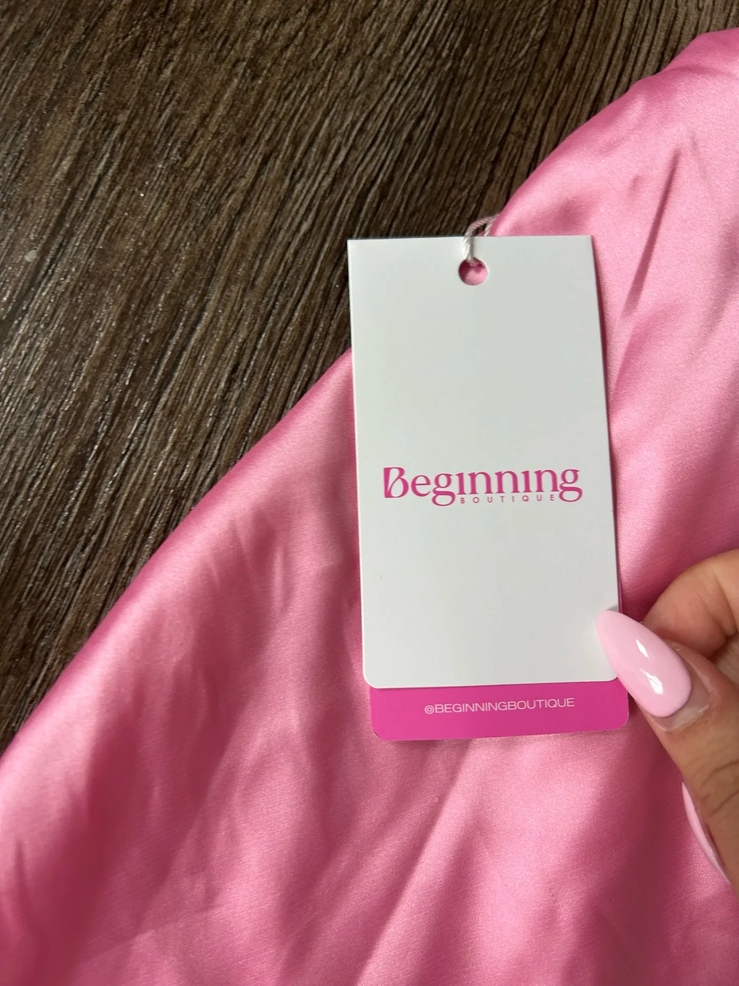 Beginning Boutique Arden Pink Mini Dress - Image 2