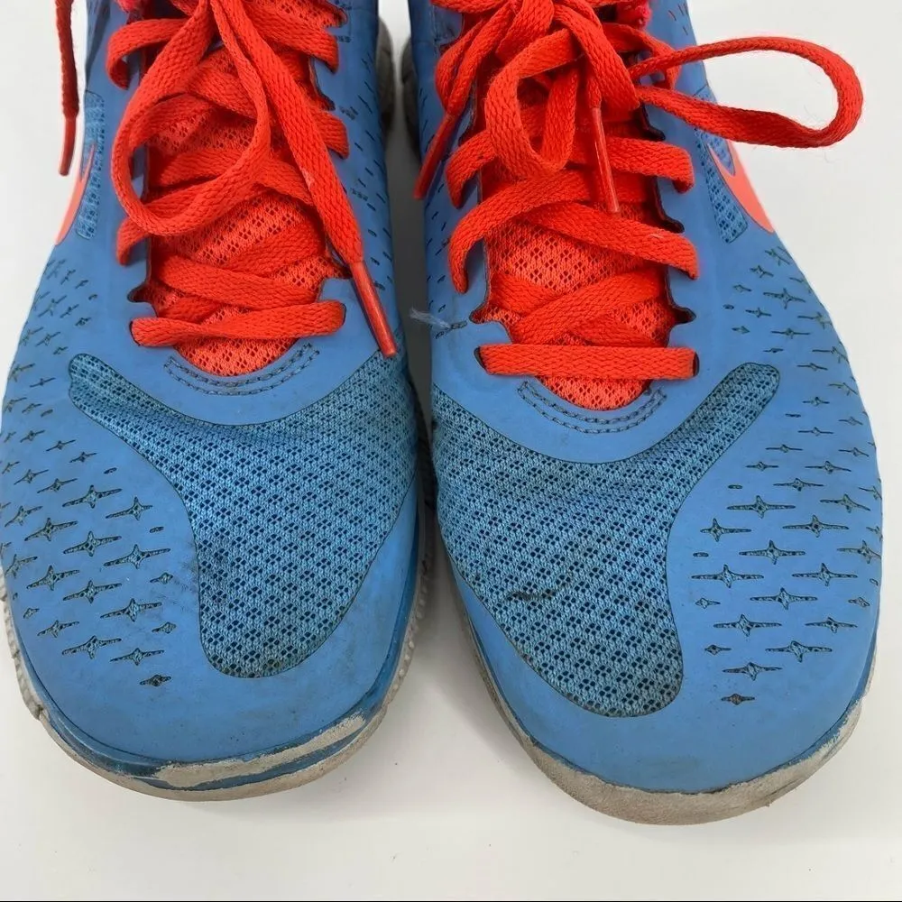 Nike  Free 4.0 V2 - red and‎ light blue size 8 - Image 9