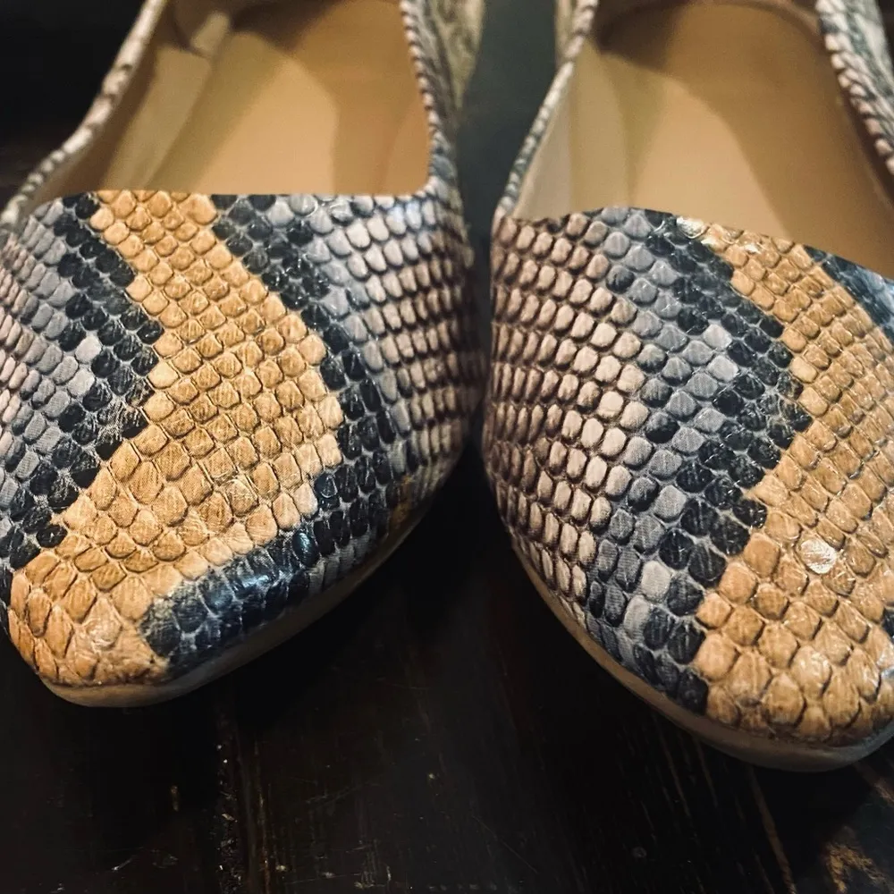 Kaari blue Jessica 
Snake Leather upper 7.5 - Image 5