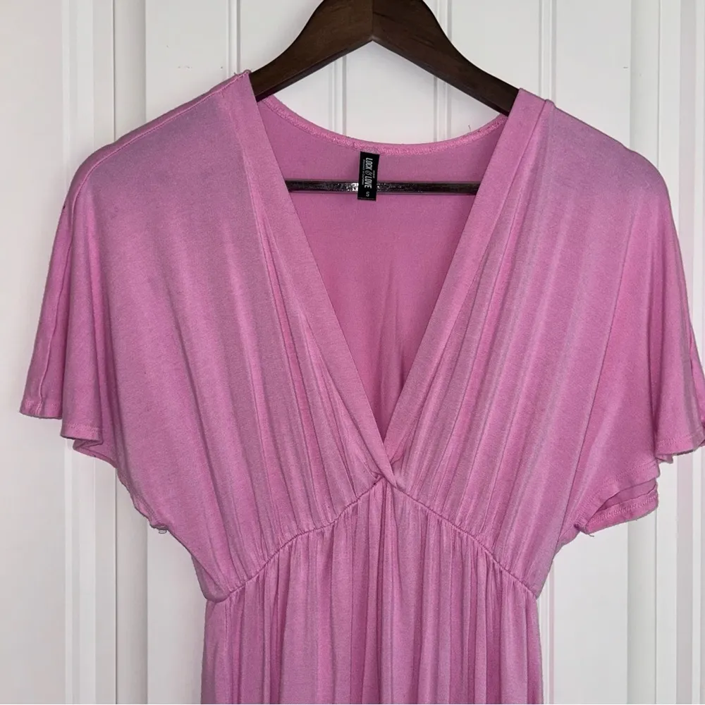 Love and lock, pink deep V - Image 5