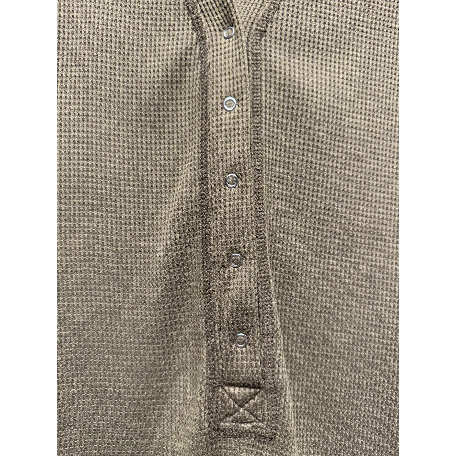 Free People Early Night Waffle Knit Romper Army Green XS Coastal Beach Boho‎ - Image 5