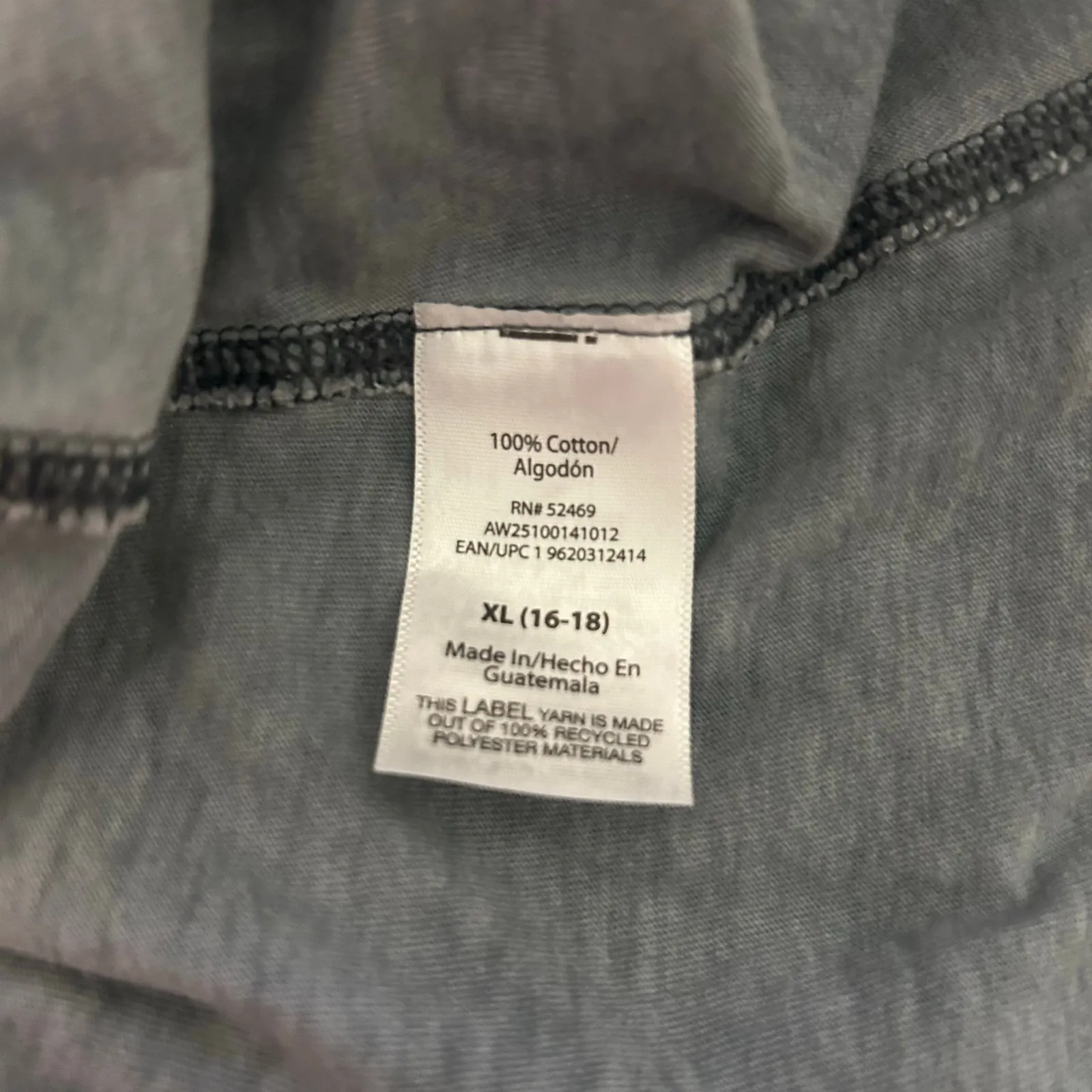 Athletic Carbon Gray Women Cut Out Back Crewneck Muscle Tank Top Shirt SZ XL - Image 7