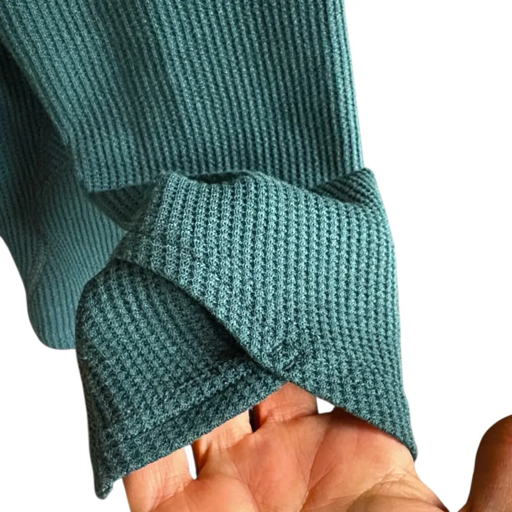 Like New Kühl Petra Thermal Turtle / Cowl Neck Top Green Size Medium Retail $69 - Image 3