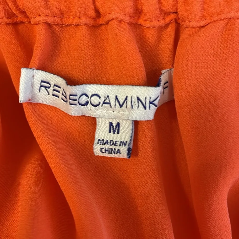 Rebecca Minkoff Ruffled Dev Top in Persimmon - Image 6