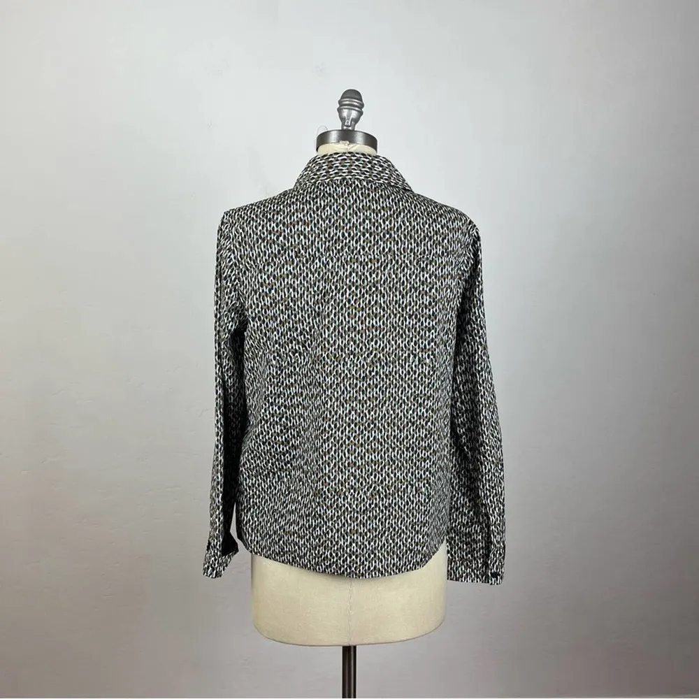 COS Blurred Dot Button Down Shirt - Image 5