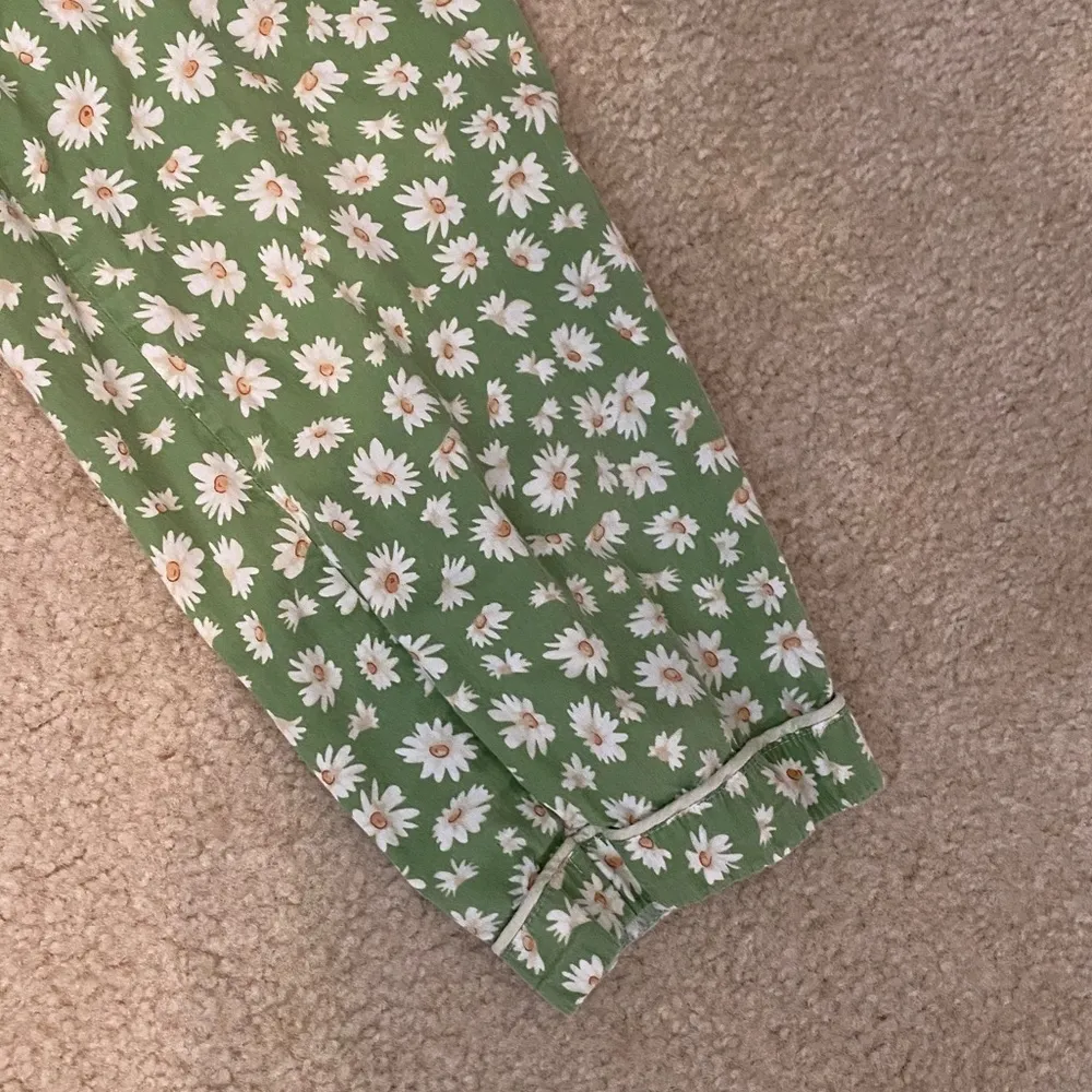 Women flower pajamas pants 7” handmade - Image 3