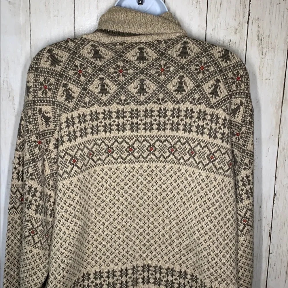 Woolrich  beige embroidered knit turtleneck sweater - Image 8