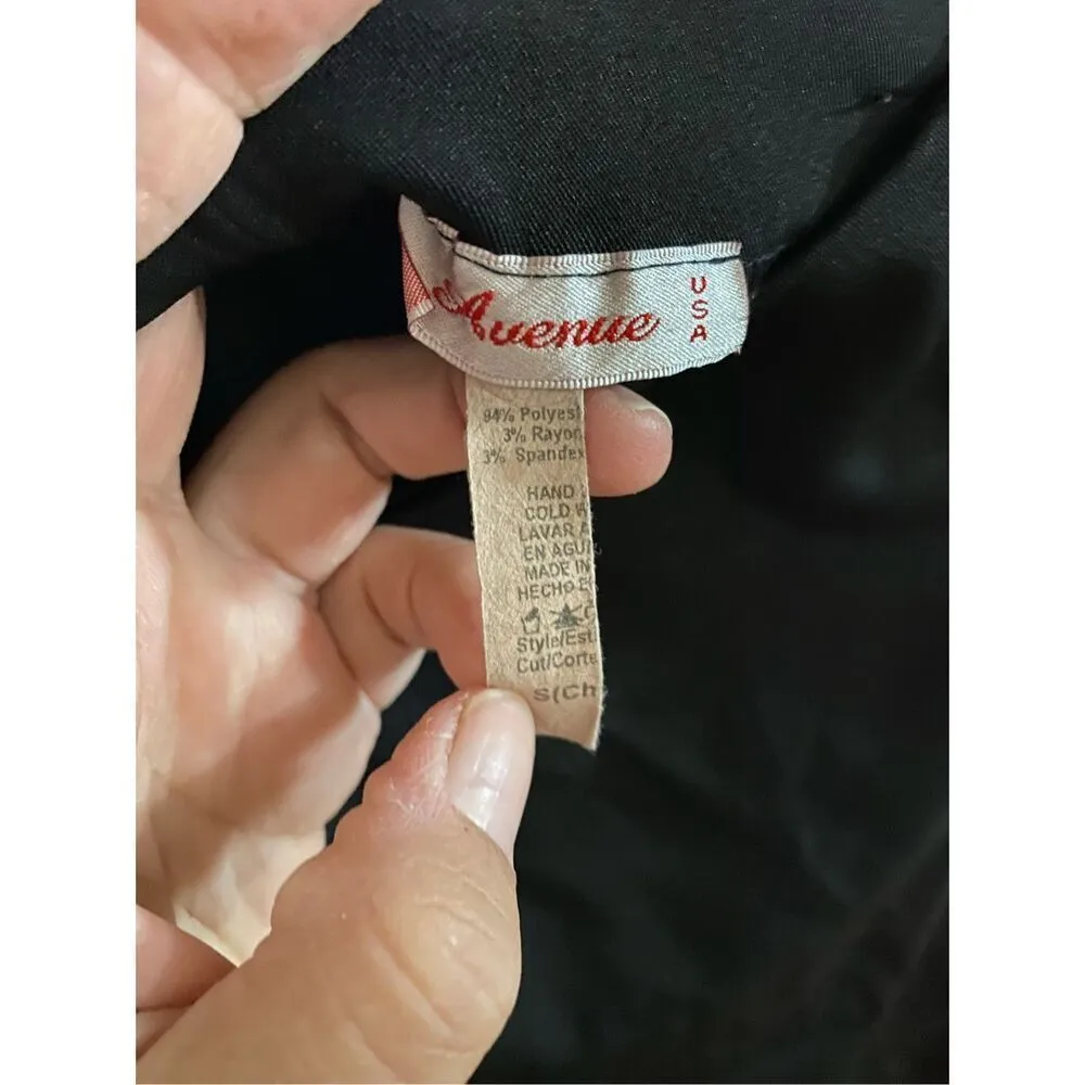 Avenue Black Pencil Skirt Size Small - Image 5