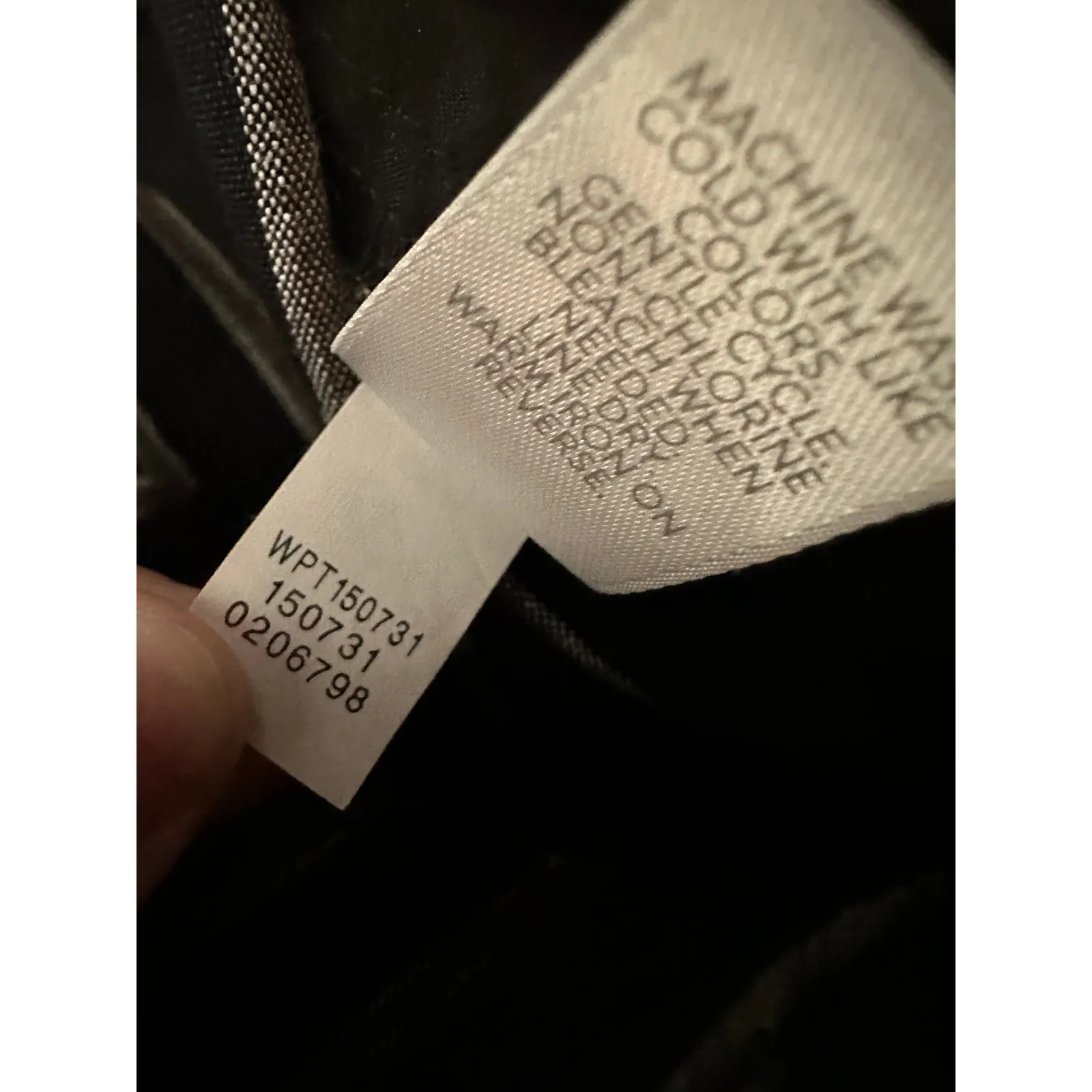 J. Jill Black Striped Linen Stretch Wide Leg Pants Cropped Women Size medium - Image 7