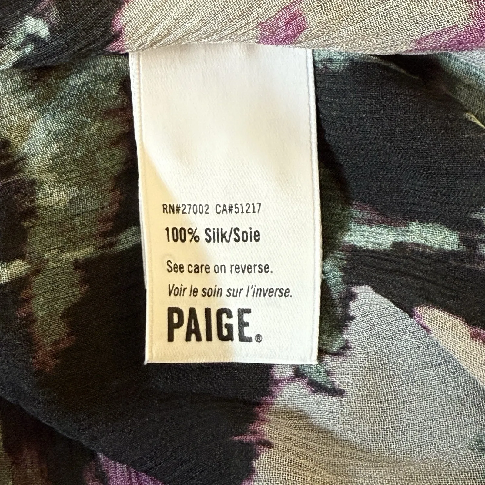 Paige Silk Black Pink Floral Sheer Blouse‎ Small Whimsigoth Dark Romantic Fairy - Image 7