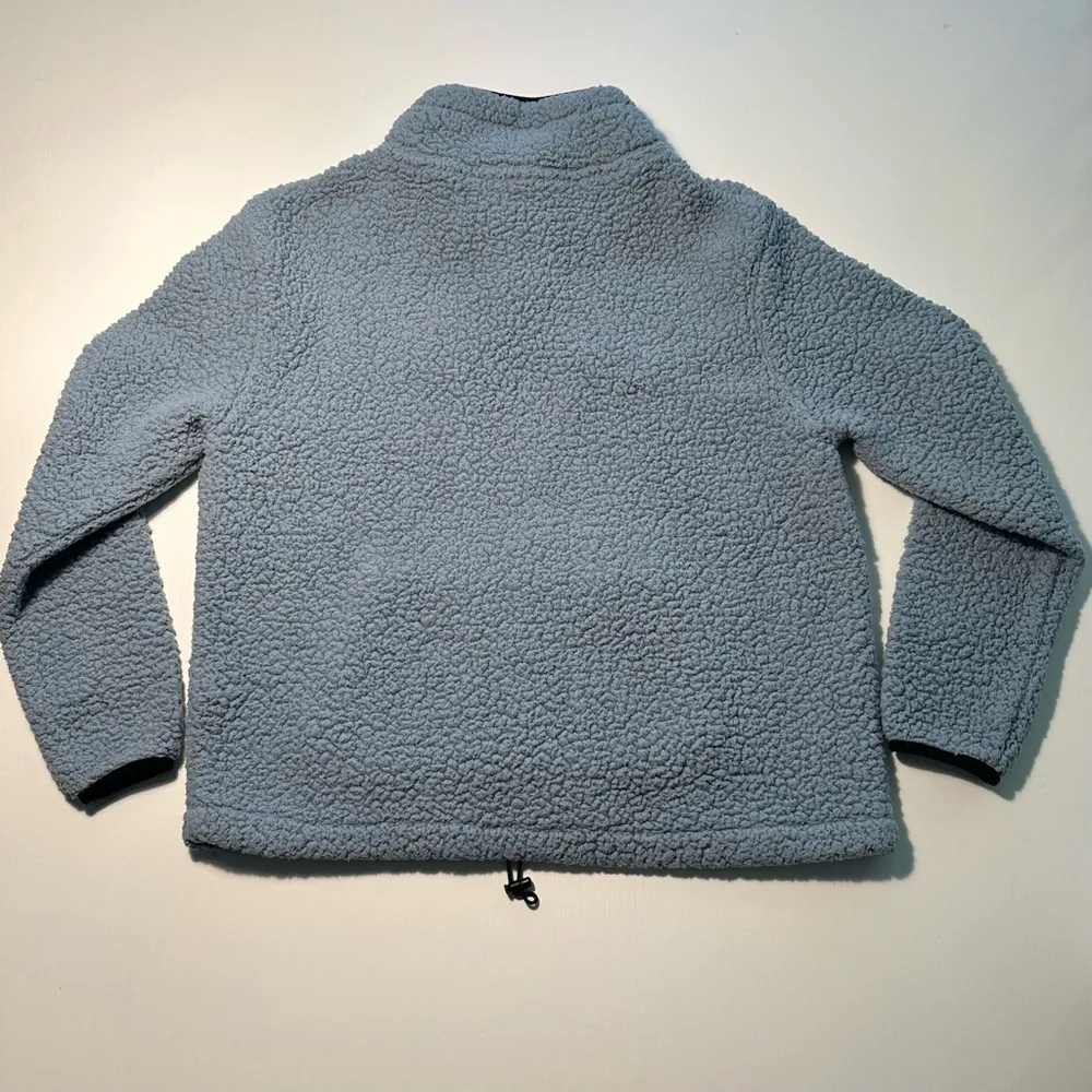 LOVE TREE SHERPA FLEECE PULL OVER IN BLUE - Image 4