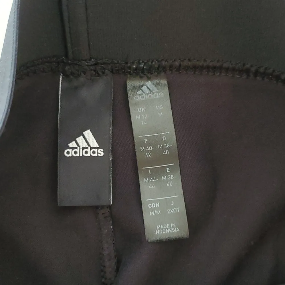 Adidas Mid - Rise Black Leggings - Image 4