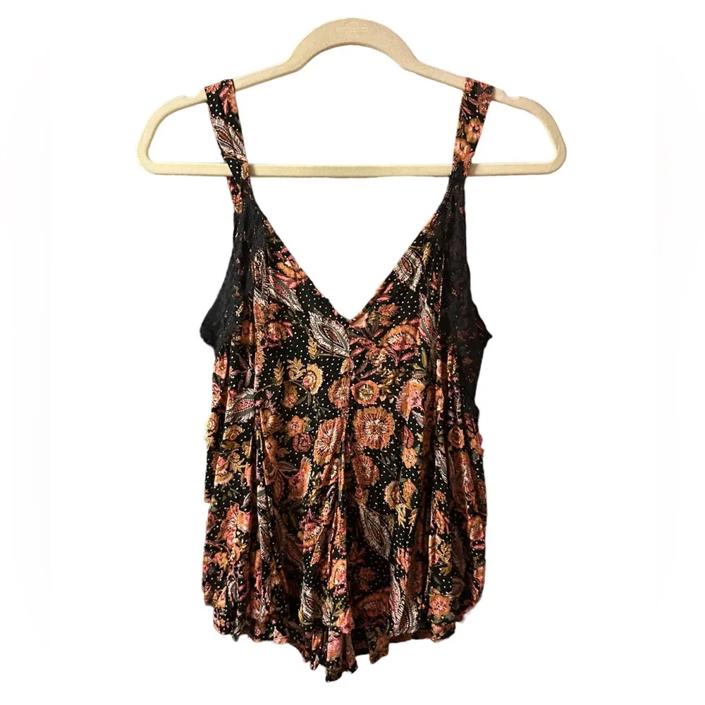 FREE PEOPLE INTIMATE LOVE PRINTED CAMI - Image 4