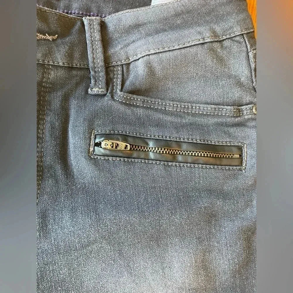 CLEARANCE Not Your Daughters Jeans 8 Gray Alina Legging EUC! Jegging Skinny 0097 - Image 3