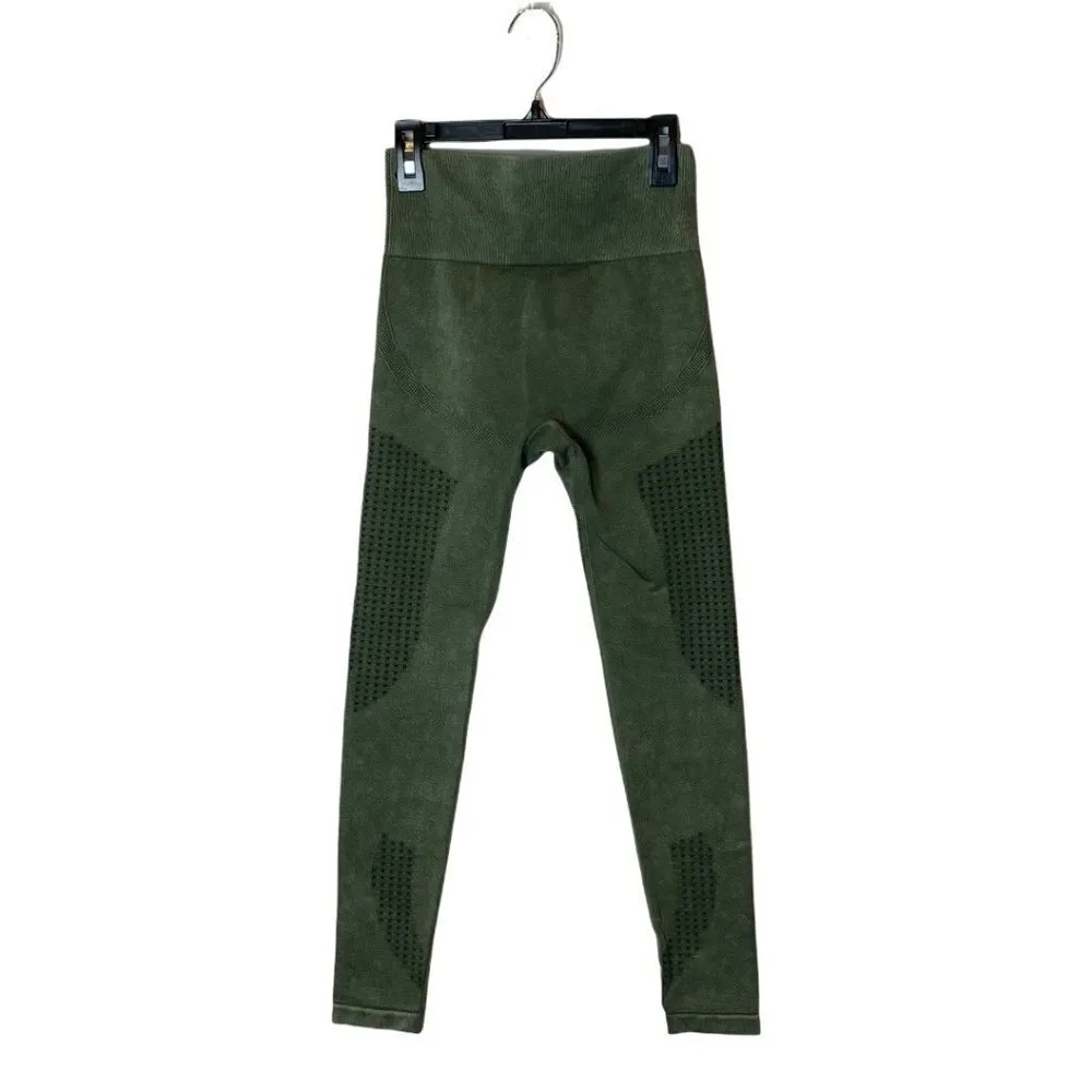 GRRRL Clothing Lucky Jade‎ Seamless Leggings Size Weili/Victoria Green - Image 4