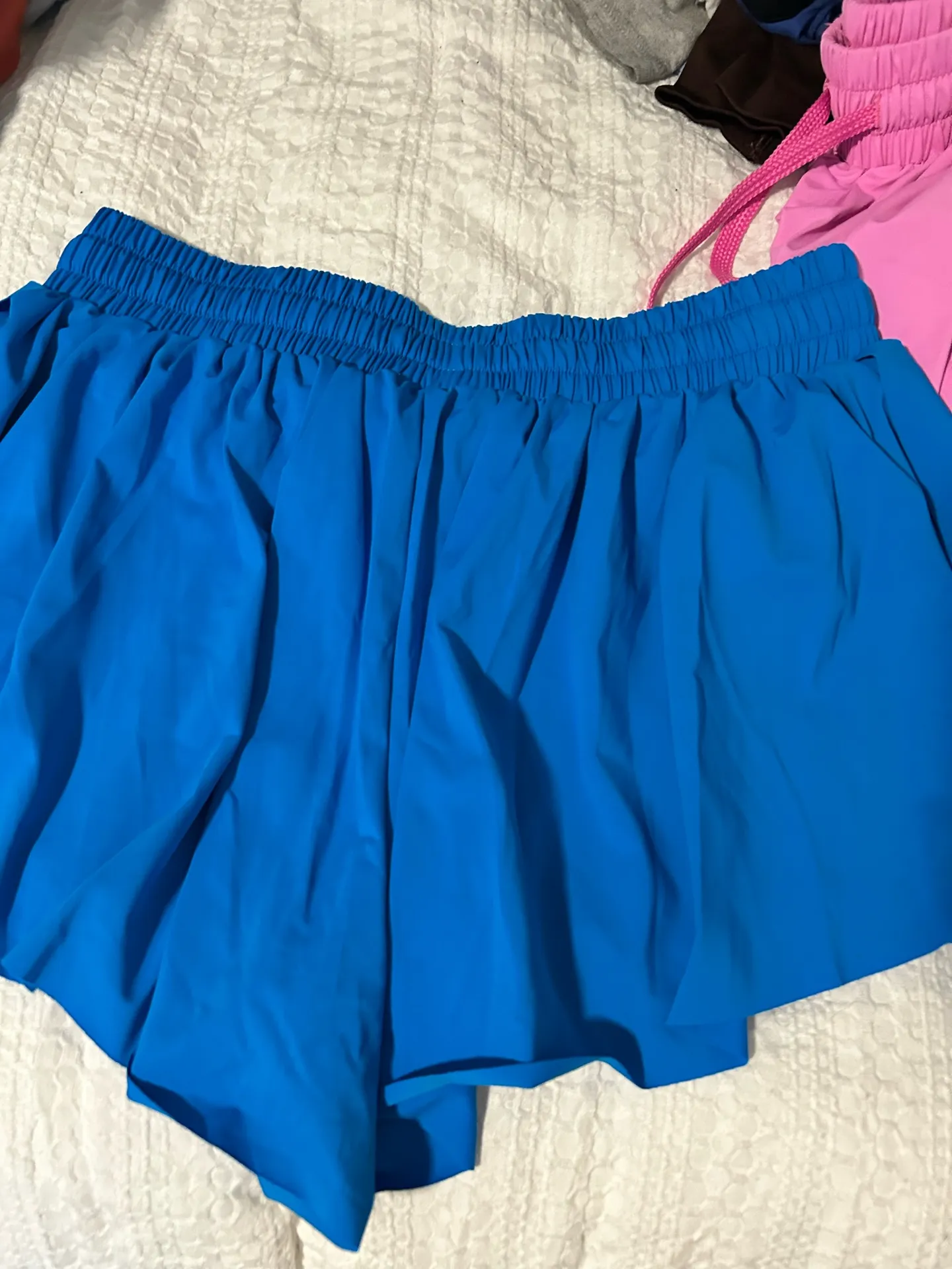 Blue Amazon Butterfly Shorts - Image 2