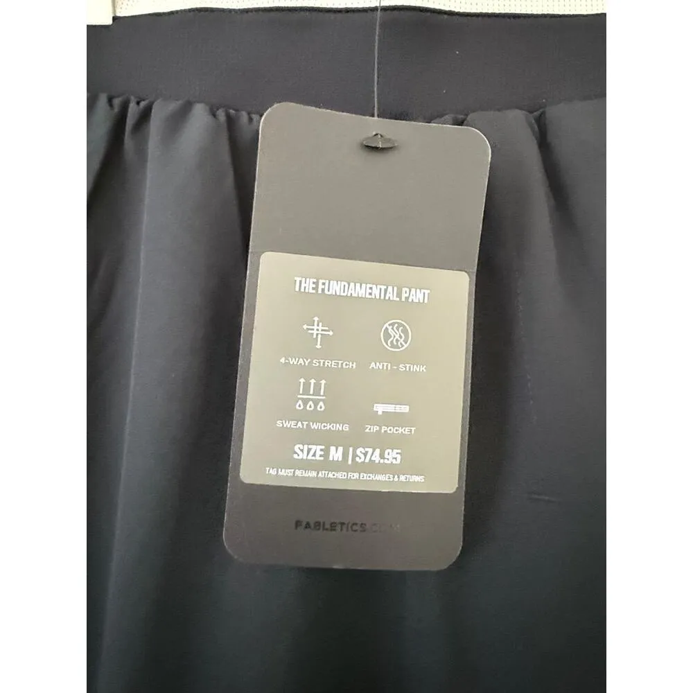 NWT Fabletics Fundamental Pant size medium black - Image 3