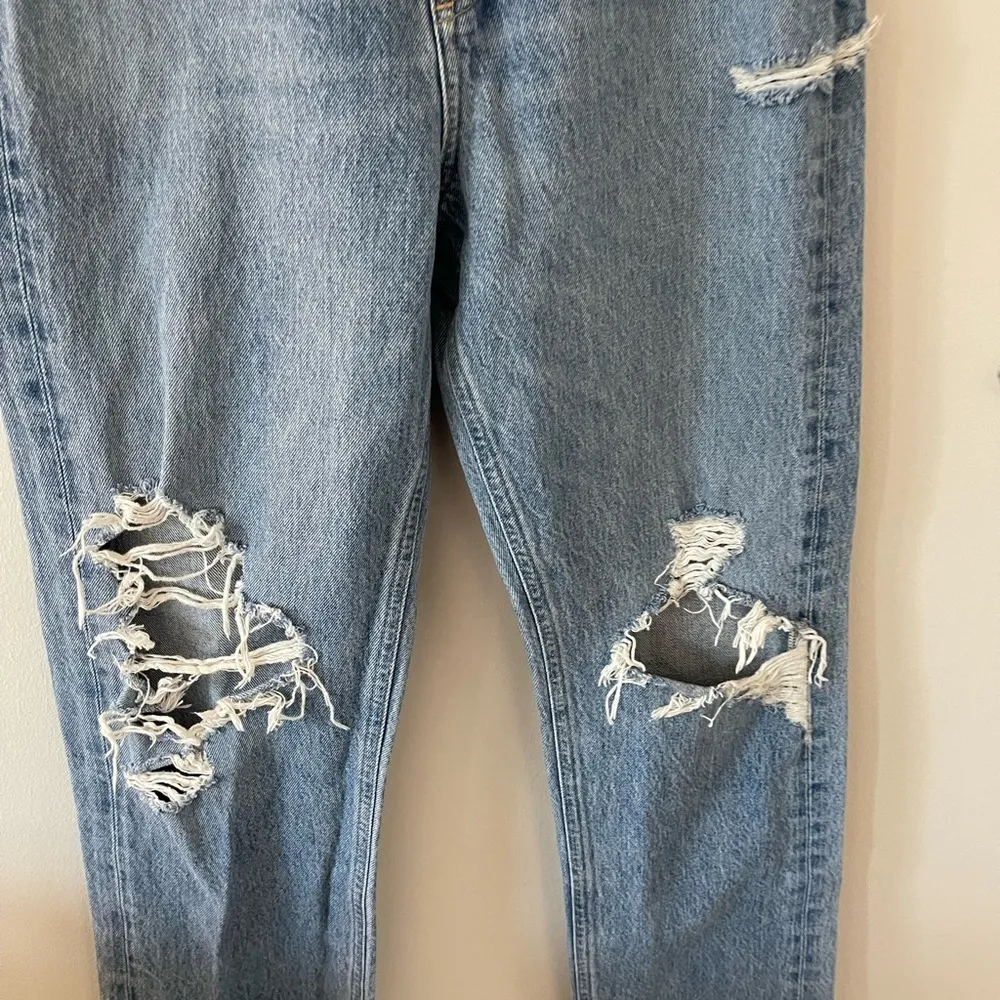 Agolde Blue Ripped Jeans - Image 2