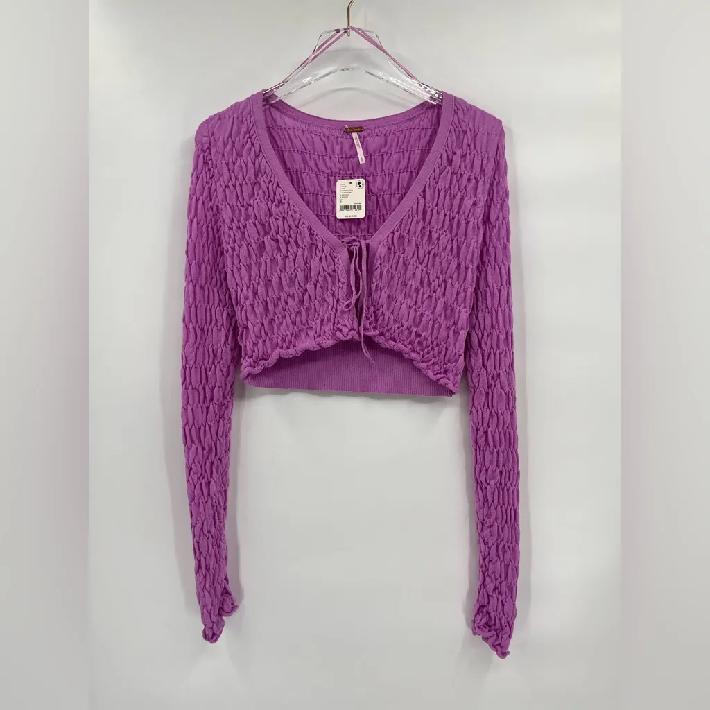 Free People Scrunchy‎ Shrug size small NWT - Image 4