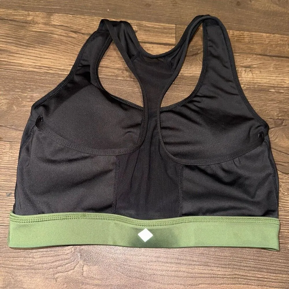 Lularoe rise Invincible high impact L black & green sports bra - Image 4