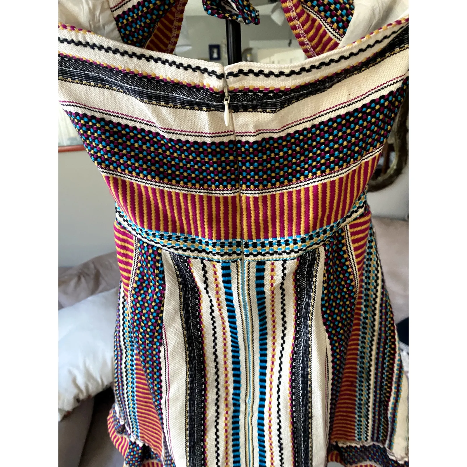 Tularosa Revolve‎ Embroidered Strapless Mini Dress Small Island Girl Boho Formal - Image 6