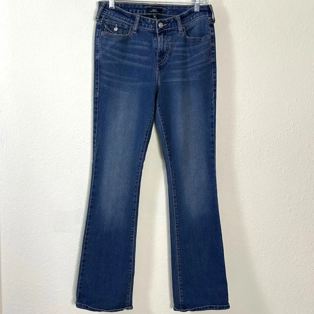 True Religion Becca SN Crystal Bootcut Jeans in Dark Glacial Size 29 Y2K - Image 4