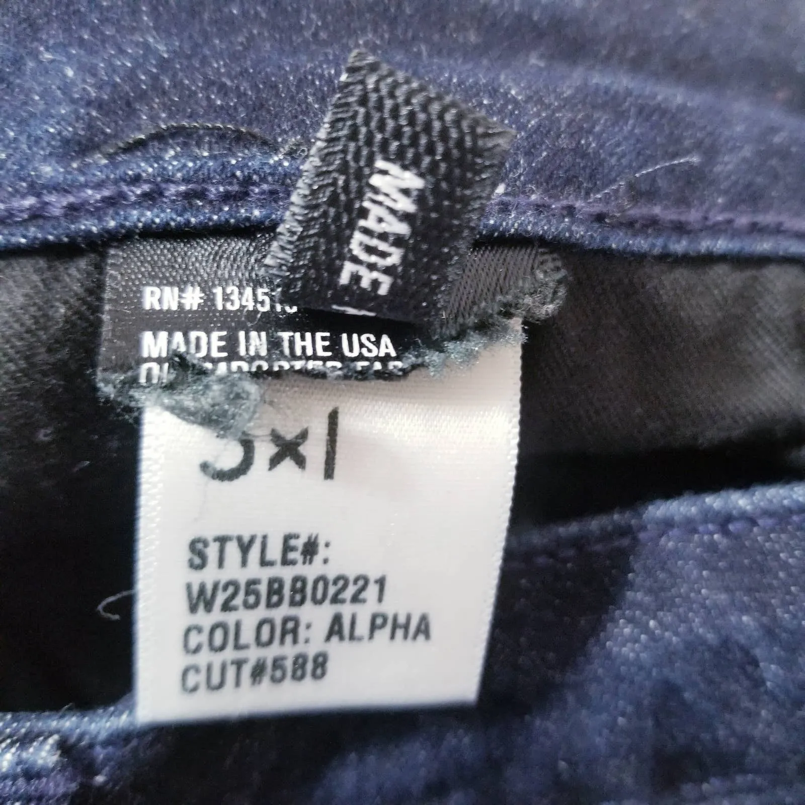 3x1 NYC The Bell Bottom Flare Jeans in Alpha Dark Wash Jeans - Image 9