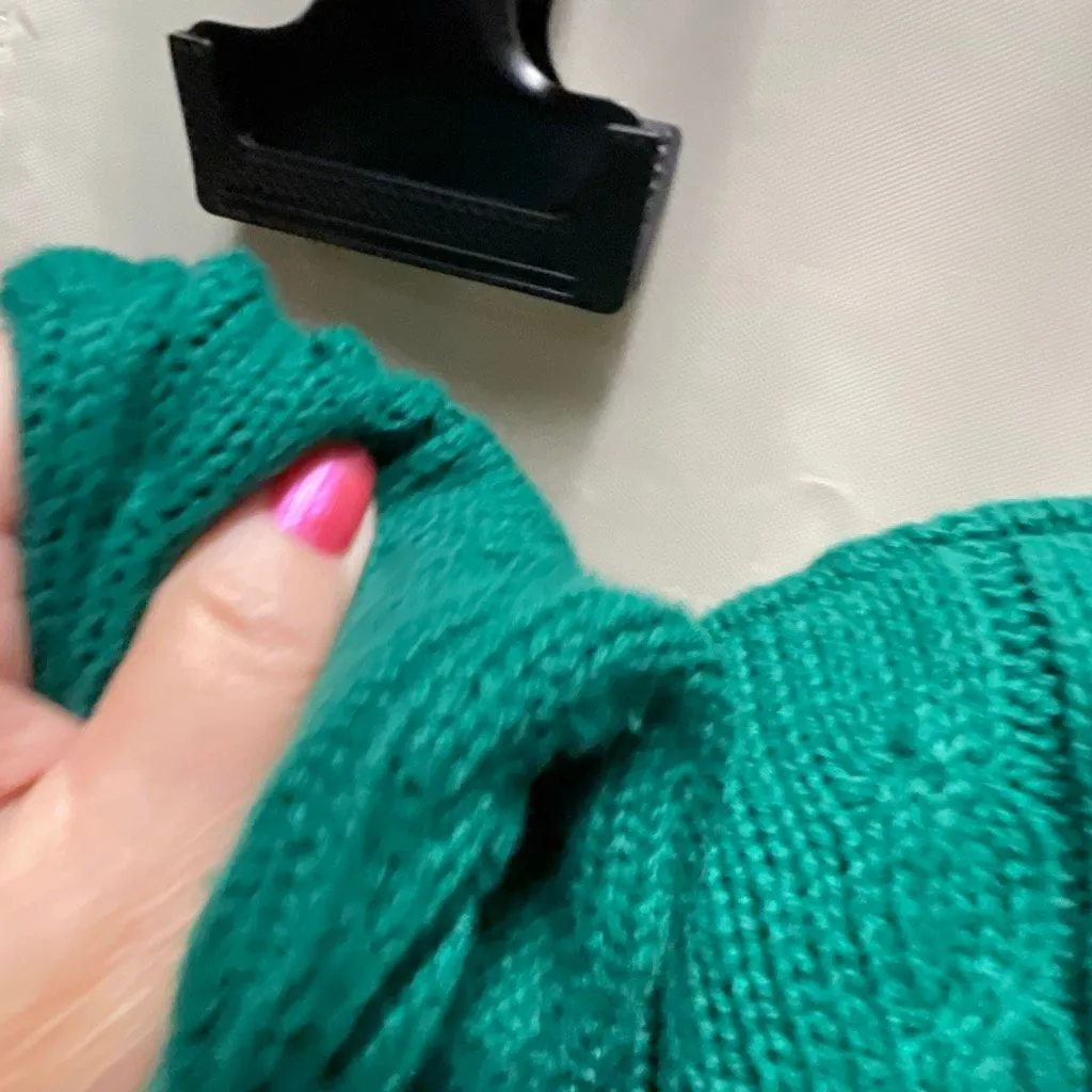 Vintage American Weekend green size M Ramie cotton sweater. Hong Kong Size M - Image 6