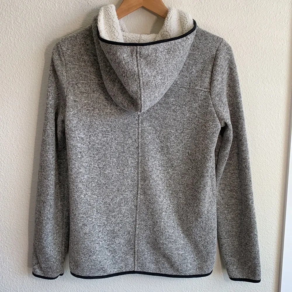 American Eagle Fleece Lined Full Zip Hoodie Small - Image 8