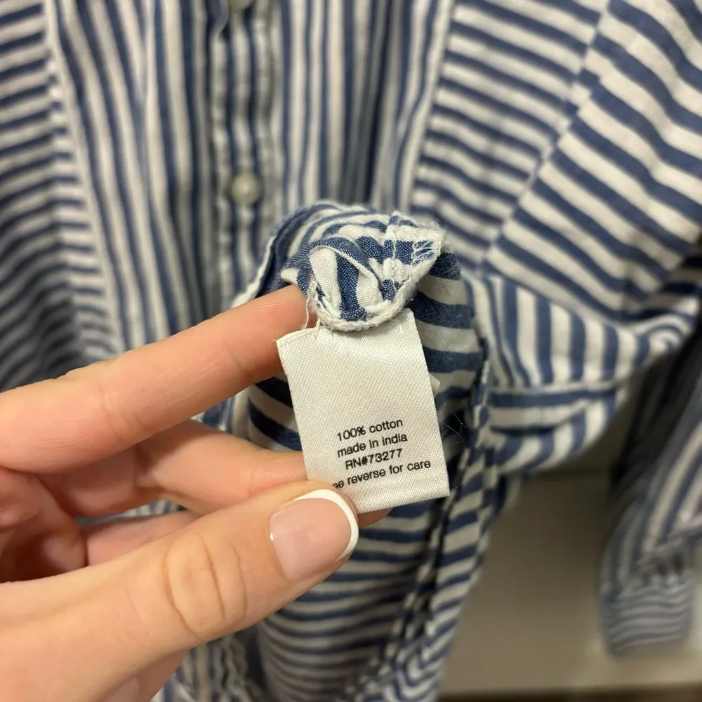 Elizabeth and James Stripe Button Down Shirt - Image 8