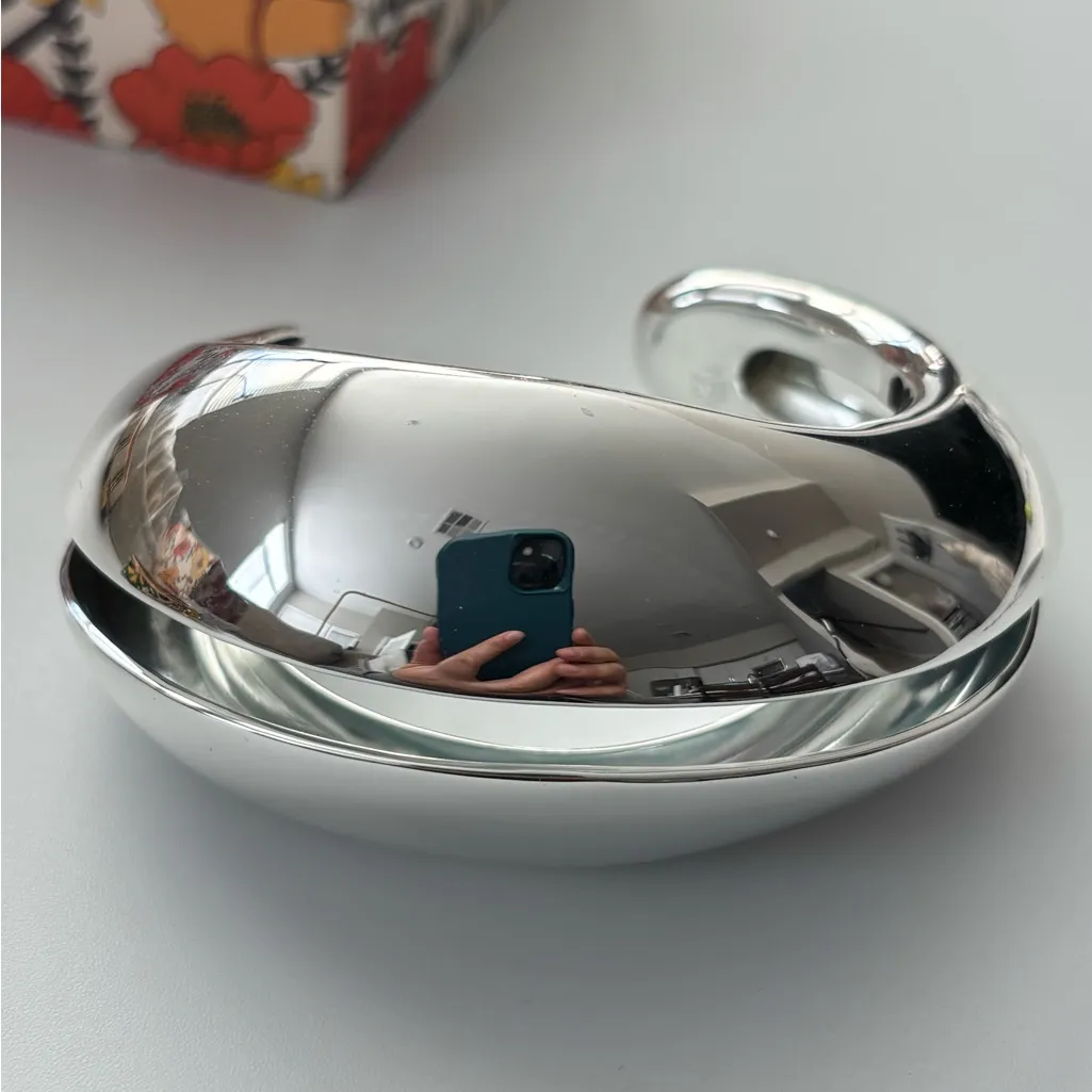 Tory Burch Silver Cuff Bracelet - Image 6