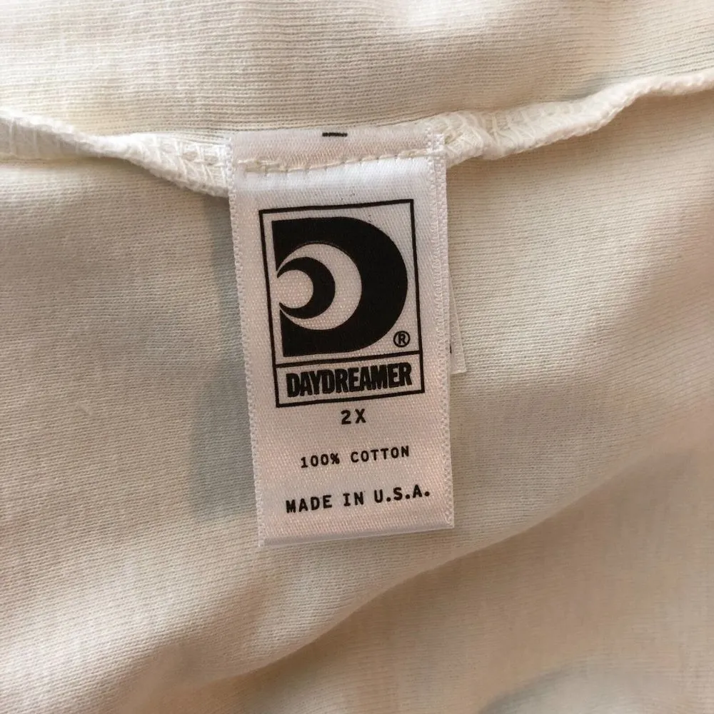 Daydreamer Womens T Shirt The Doors Waiting For The Sun Shrunken Tee Ivory 2X - Image 5