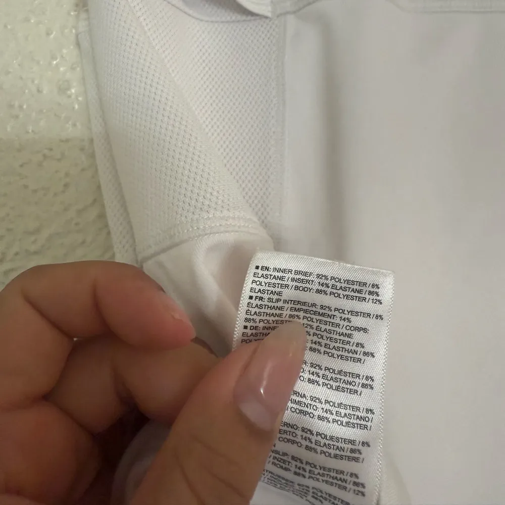 Womens white WILSON Stretch Mini Athletic Skort Skirt Medium - Image 5