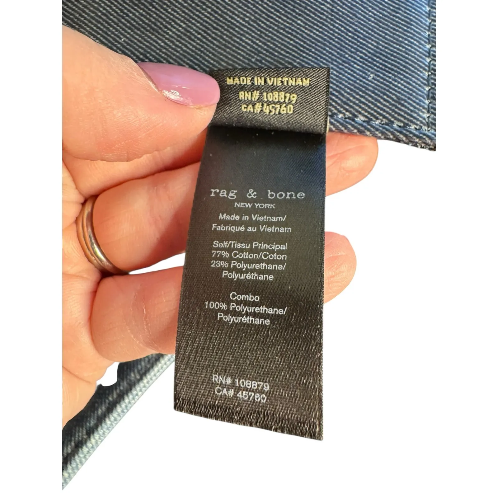 Rag & Bone NWT Emerson Tote in Blue - Image 15