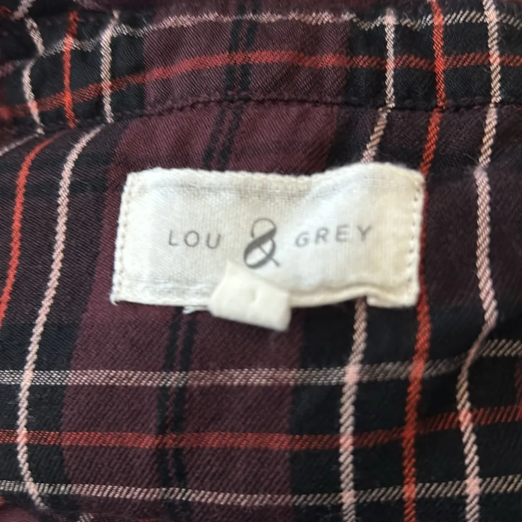 LOU & GREY soft plaid dress - Image 5
