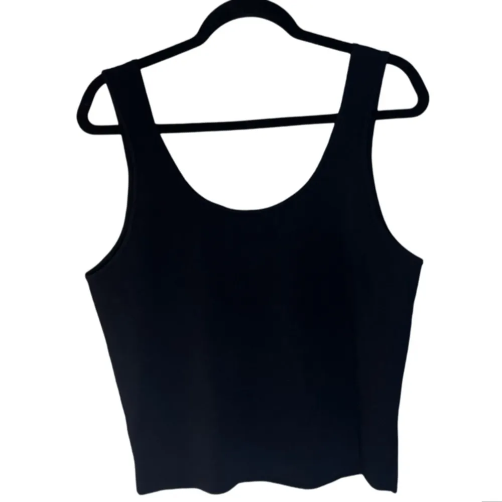 Vince Scoop Neck Tank Top - Black - Image 5