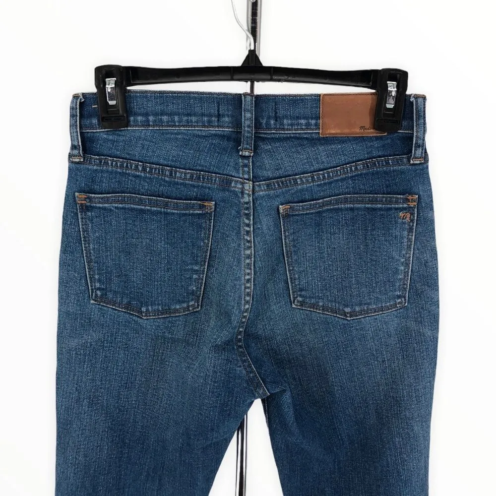 Madewell Jeans 9” High Rise Skinny Crop Jeans in Bruce Wash Distressed size 26 - Image 5