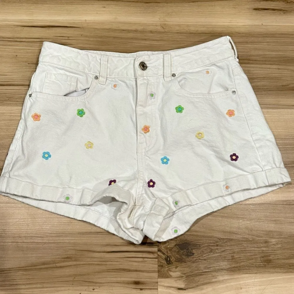 PacSun Eco Flower Power Embroidered Mom Shorts Women’s 27 - Image 2