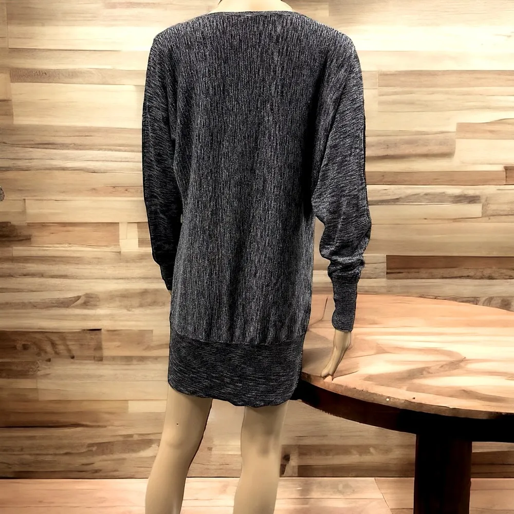 Inc International Concepts Silk Knit Cowl Neck Mini Dress or Tunic Top Womens S Black - Image 8